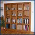 cubist bookcase handmade and crafted in oak